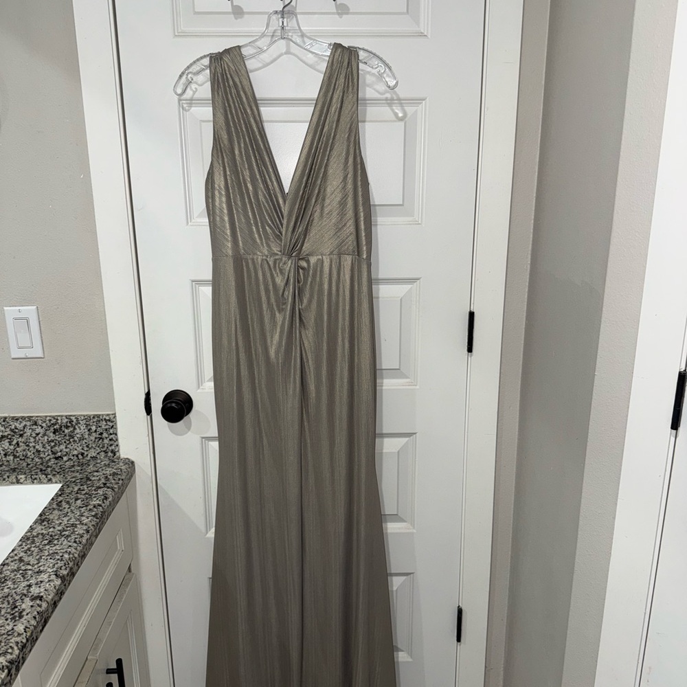 Calvin Klein Shimmering Champagne Dress